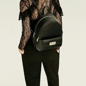 Zara Basic Collection Black Backpack